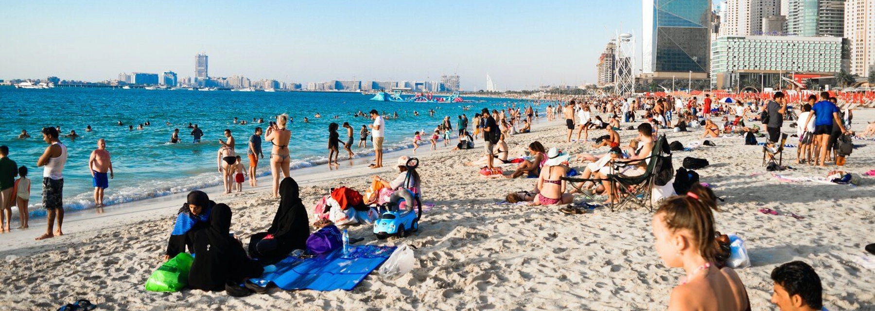 people at the beach - undefined